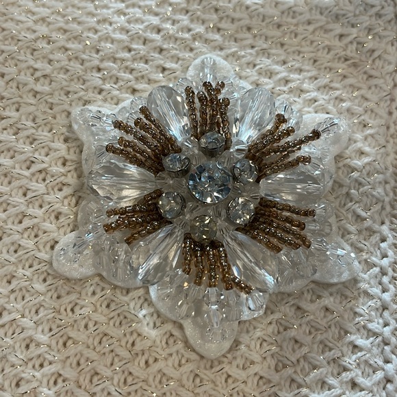 JM Collection sweater Women’s Small Ivory Cardigan Knit - Picture 2 of 10